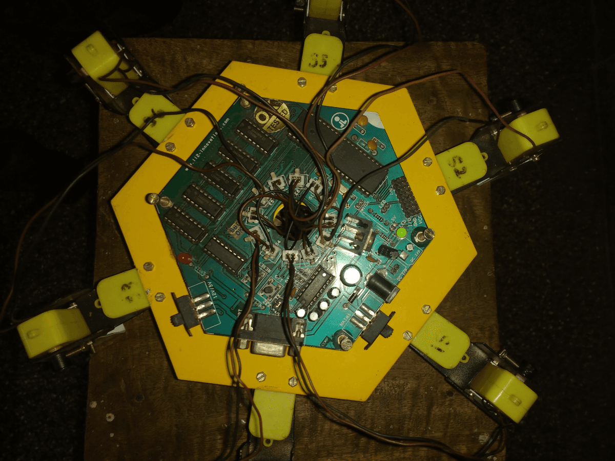 High school robot science fair